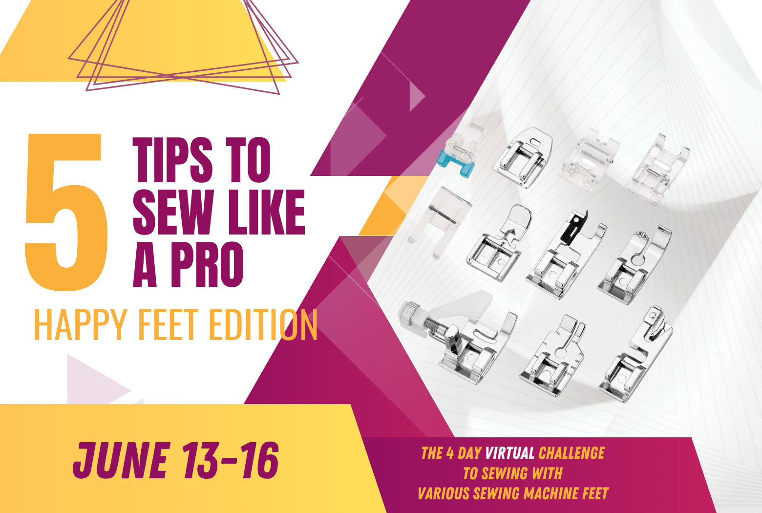 5 Tips To Sew Like A Pro Happy Feet Edition